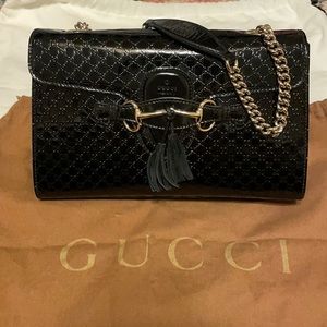 😍Gucci Emily Microguccissima Chain Bag